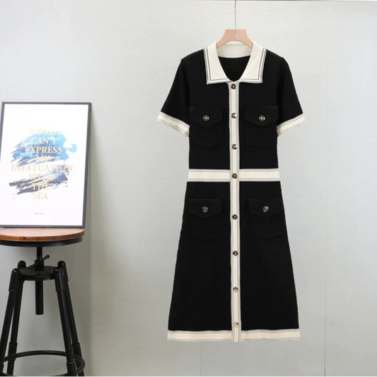 Black – Elegant Slim-Fit Socialite Dress