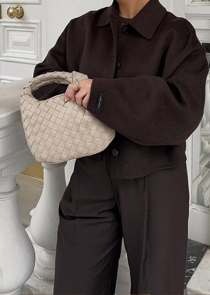 Sloane – Cropped Wool-Blend Jacket