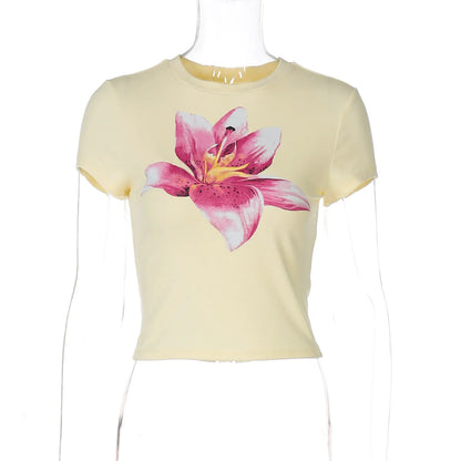 Mailen Floral Crop Top