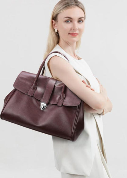 Isabella - Large Top-Handle Tote Bag