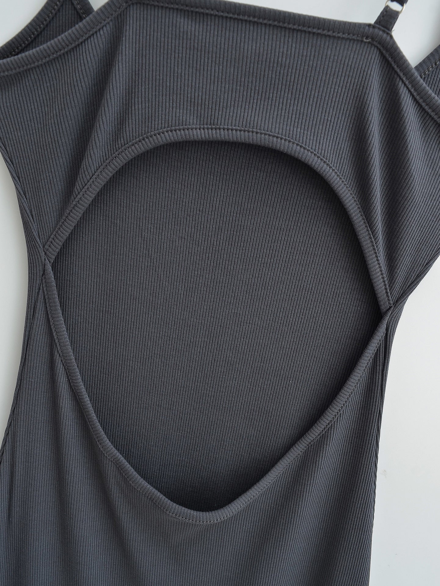 Dark Gray – Spaghetti Strap Hot Girl Maxi Dress