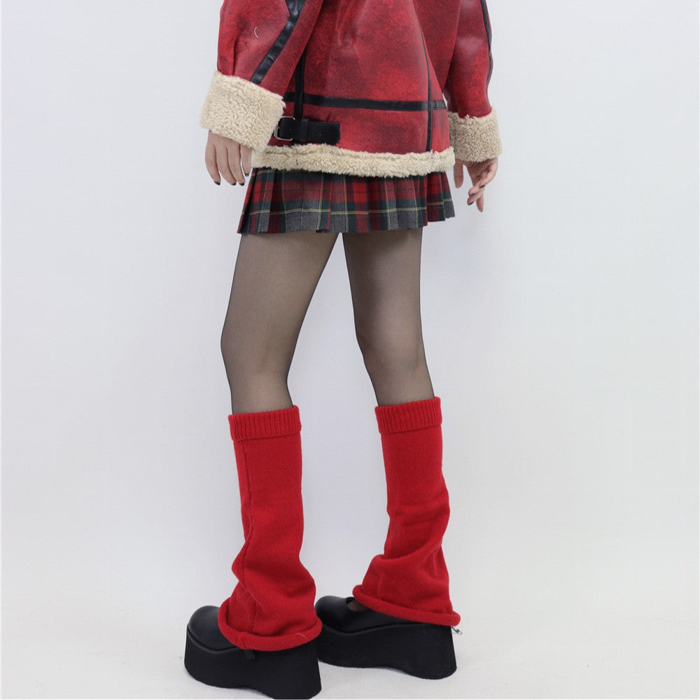 Knit Flared Wide Leg Leg Warmers