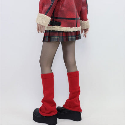 Knit Flared Wide Leg Leg Warmers
