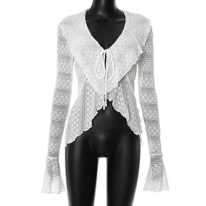 Lisbeth Lace Cardigan Top