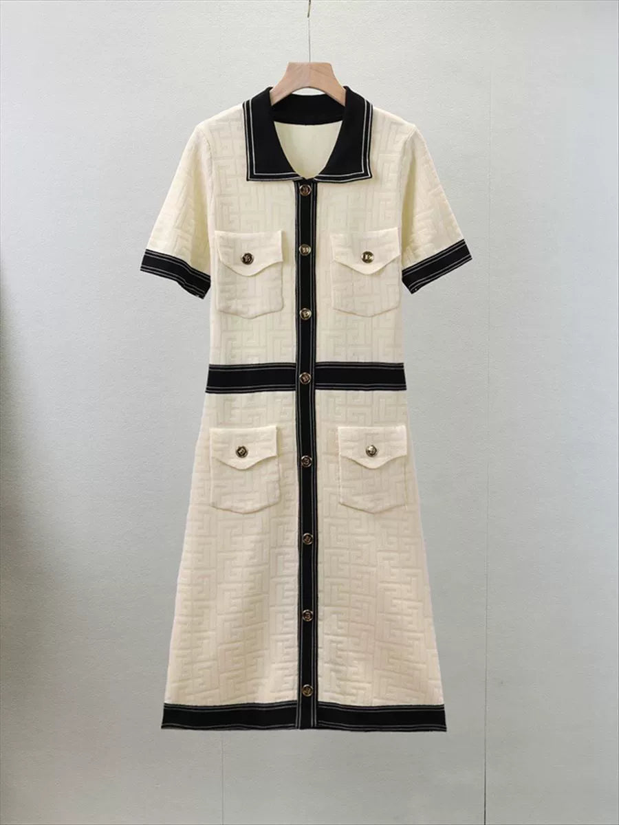 Apricot – Elegant Slim-Fit Socialite Dress