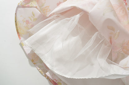 Floral – Printed Backless Spaghetti Strap Dress