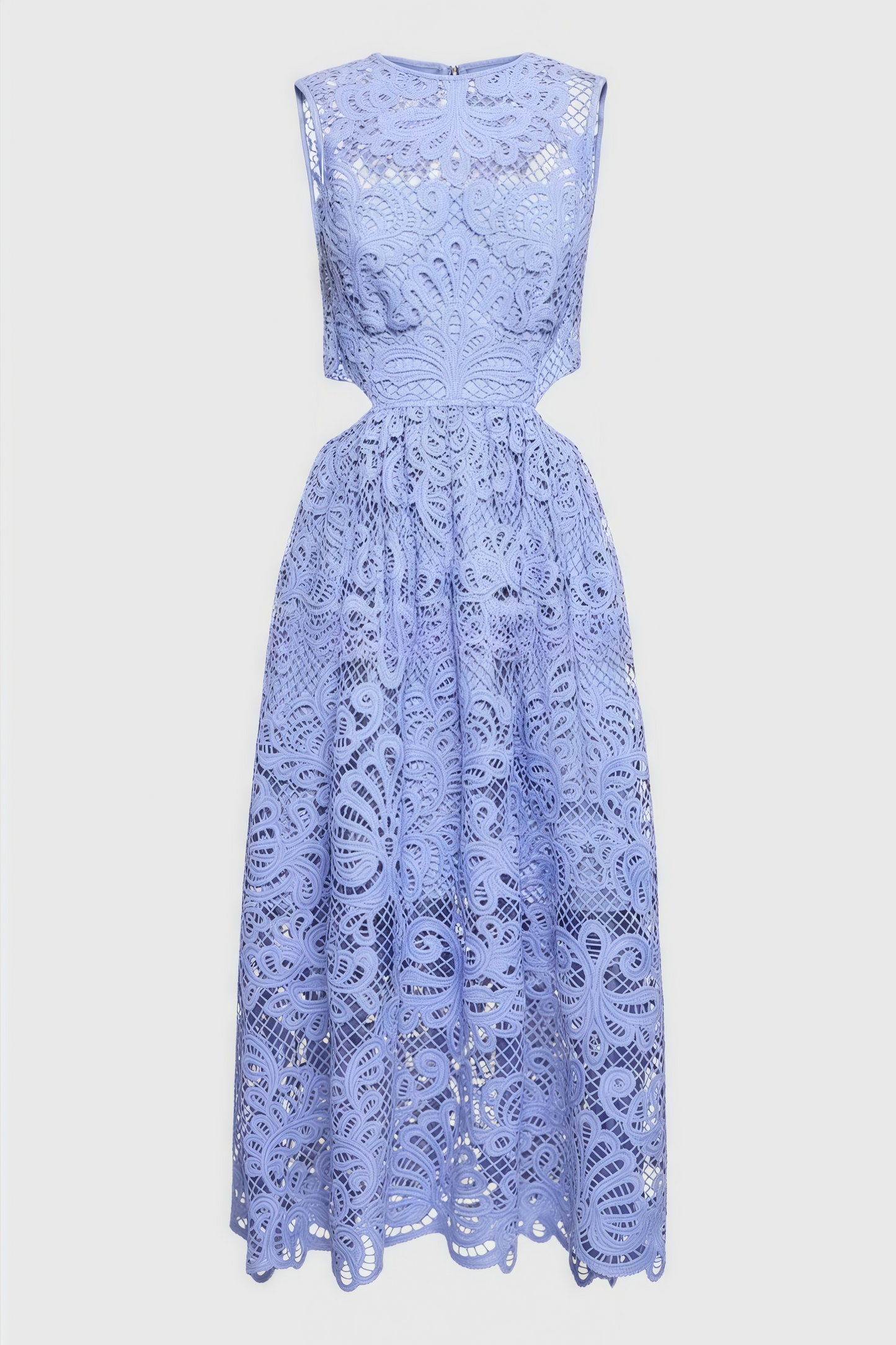 Martscn Cut-out Lace Midi Dress