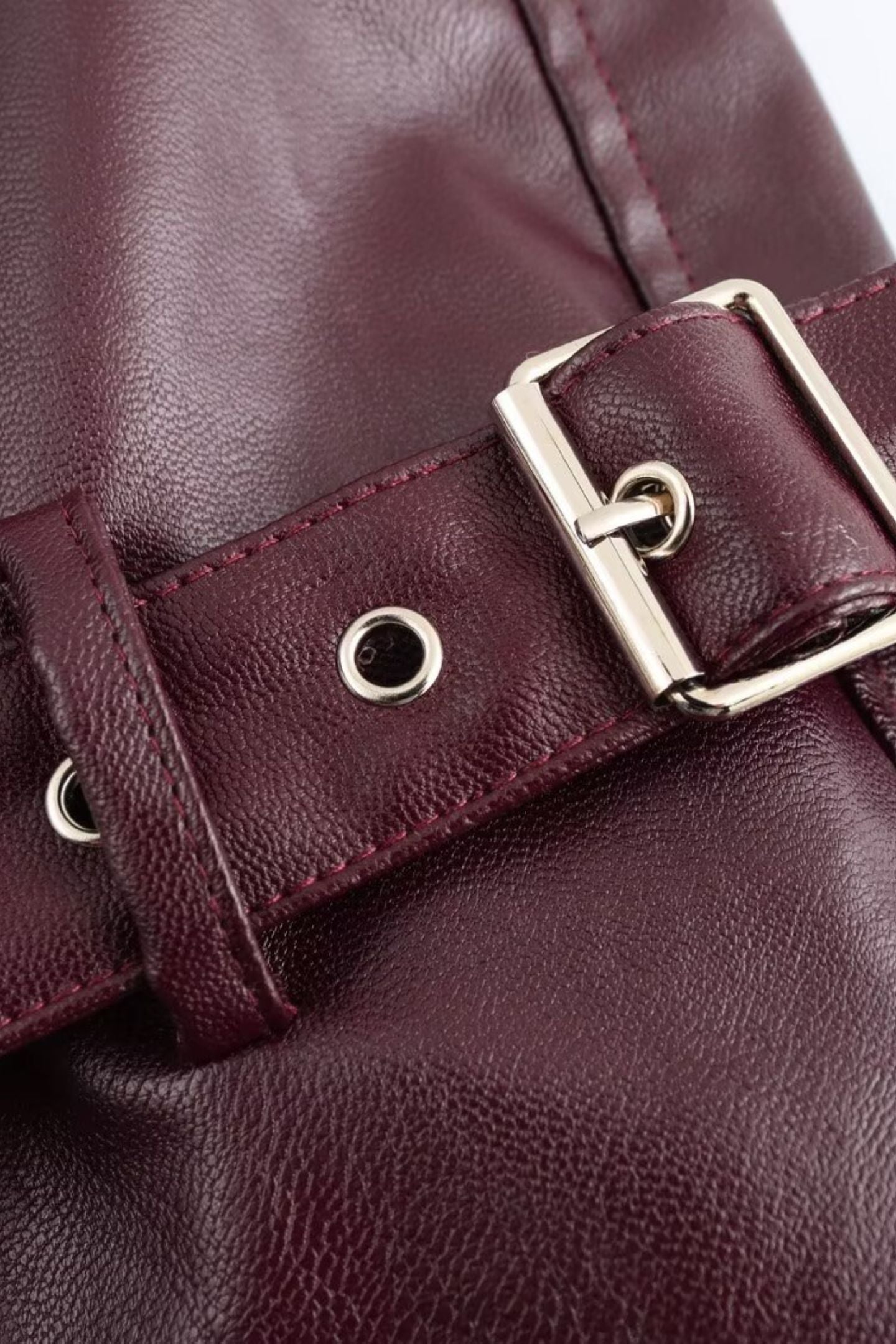 Dana Faux Leather Cropped Jacket