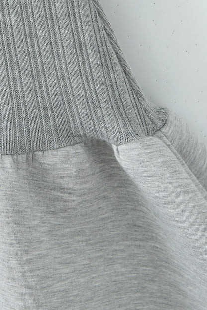 Polo Collar Short Sleeve Knit Mini Dress