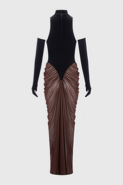 Faithan High Neck Sleeveless Maxi Dress