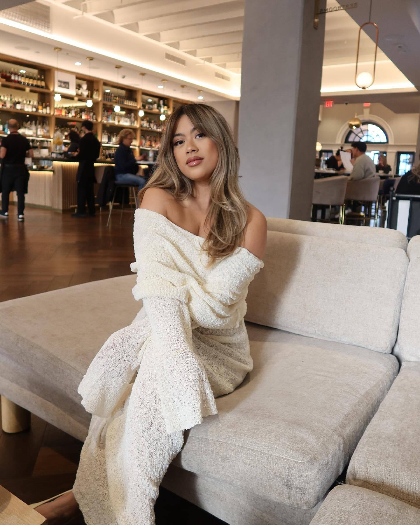 Nayara | Elegant Off Shoulder Maxi Dress