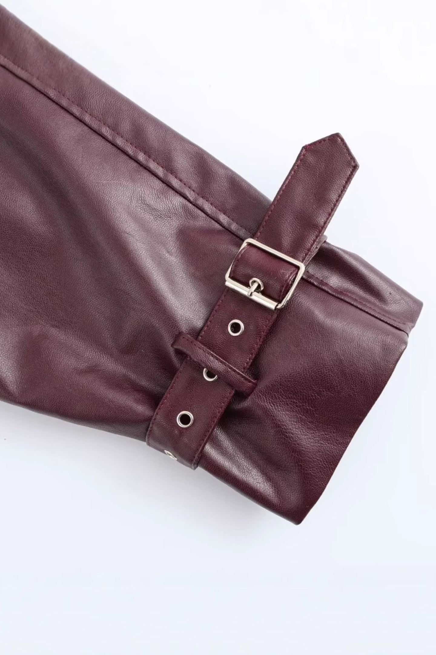 Dana Faux Leather Cropped Jacket