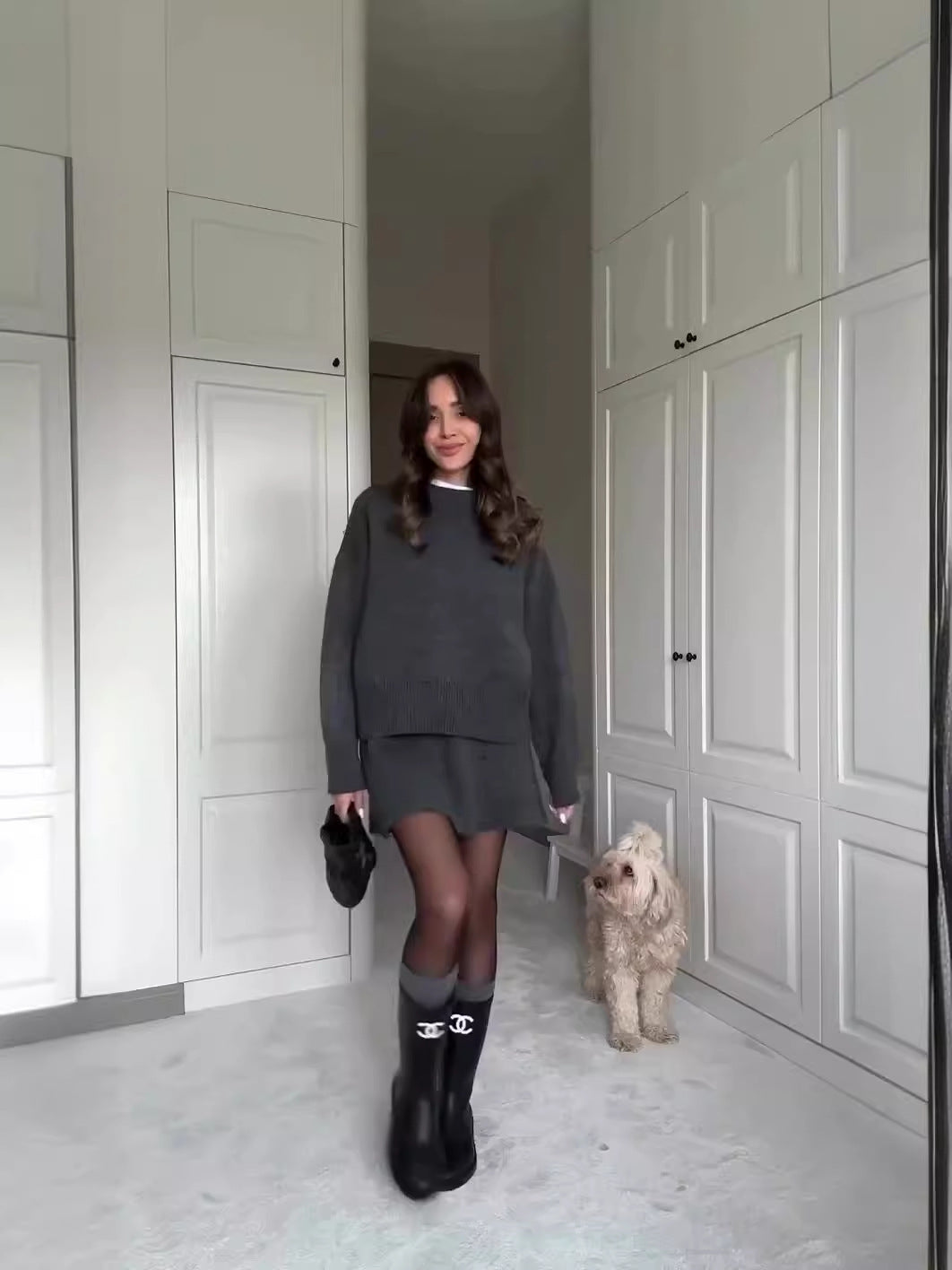 Harper - Knit Sweater and Skirt Set