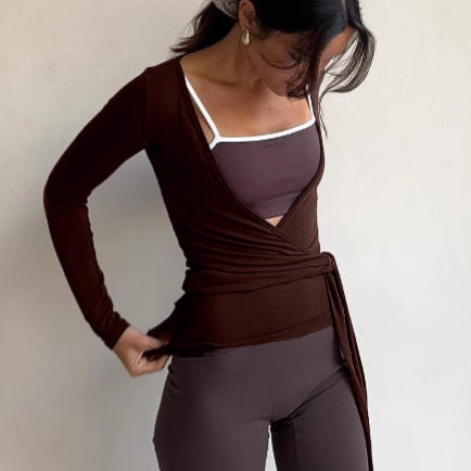 Kamya V-Neck Wrap Top