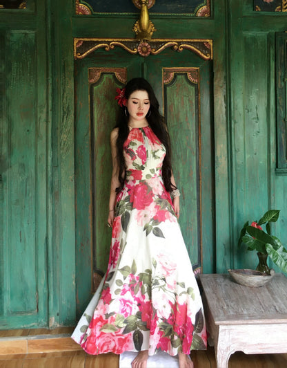 Millennium Mambo Floral Maxi Statement Print Spring Summer Gown 2025