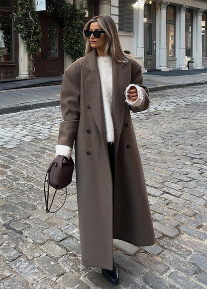 Stella Oversized Double-Breasted Wool Coat