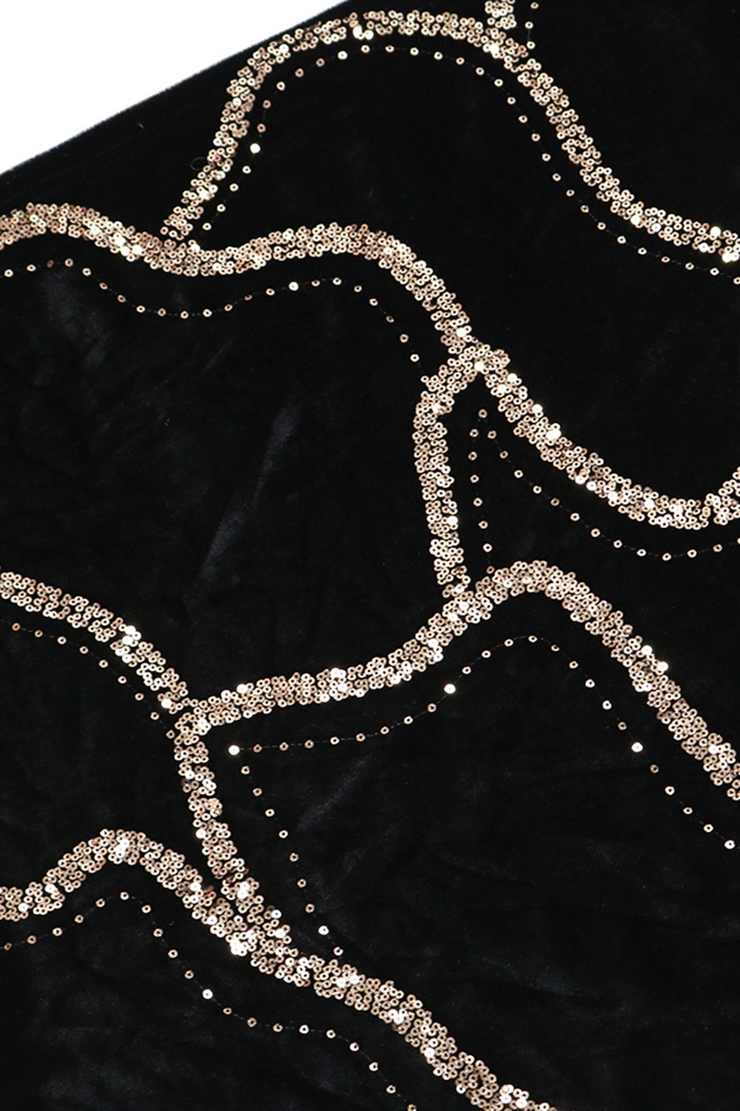 Nydia Sequin Embellished Velvet Maxi Dress