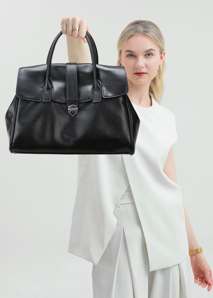 Isabella - Large Top-Handle Tote Bag