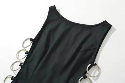 Black – Sexy Hollow-Out Bodycon Mini Dress