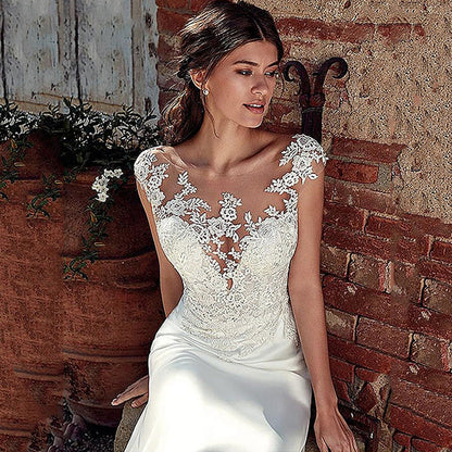 Long Sleeve Mermaid Sexy Wedding Dress