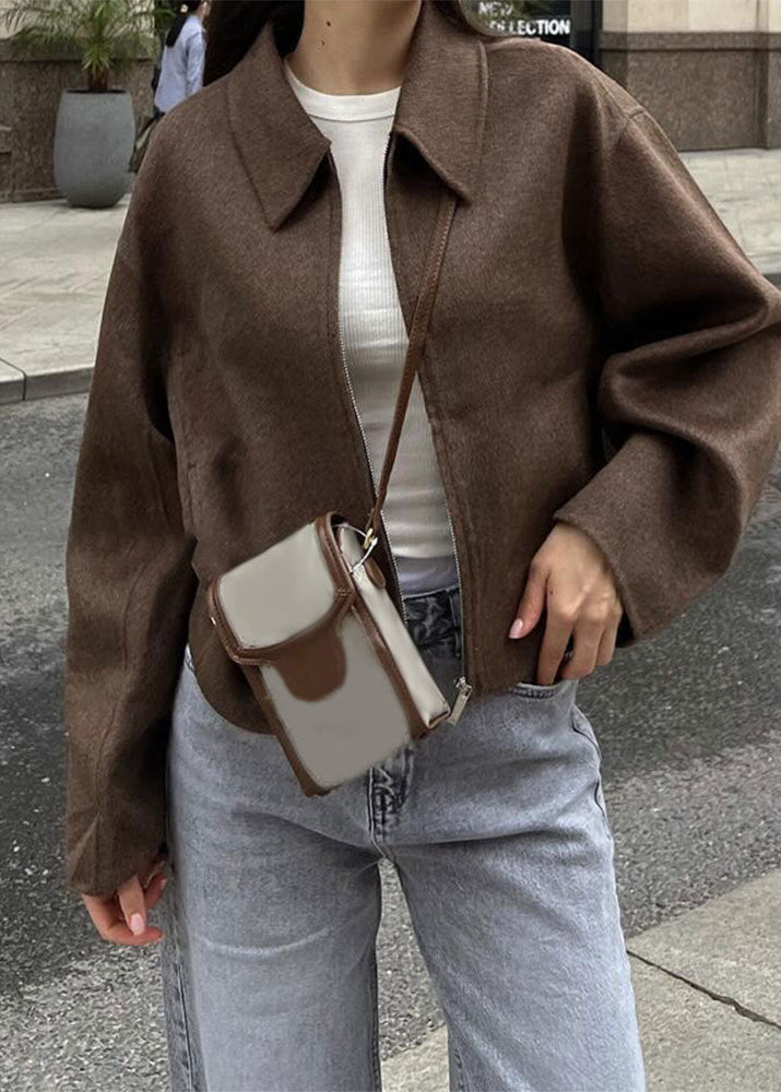 Noelle – Zip-Front Wool Jacket