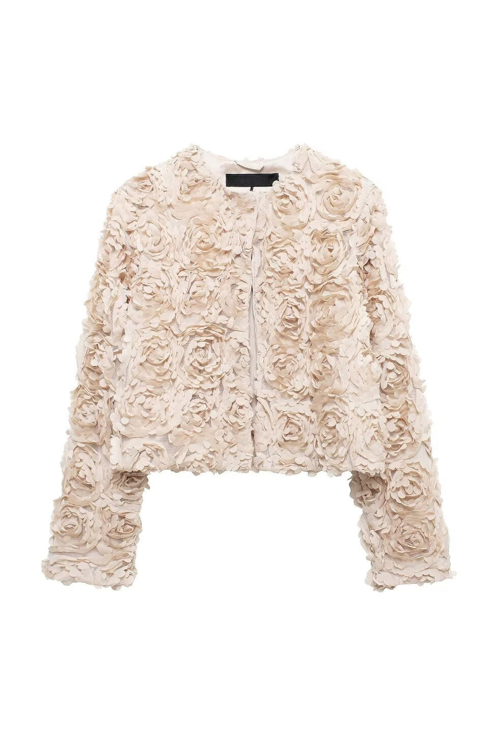 Alice Floral Applique Cropped Jacket