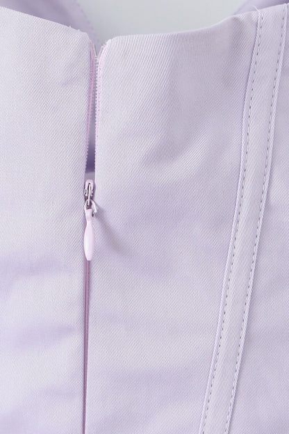 Fay V-Neck Corset Tube Midi Dress