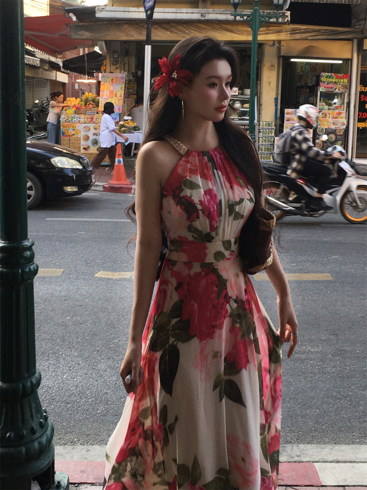 Millennium Mambo Floral Maxi Statement Print Spring Summer Gown 2025