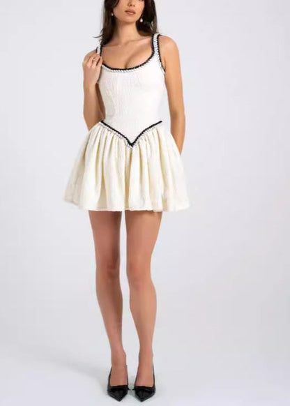 Textured Corset Mini Dress