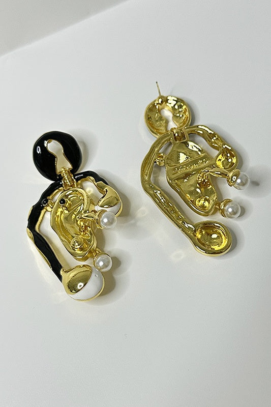 Baroque Ear Shape Earrings