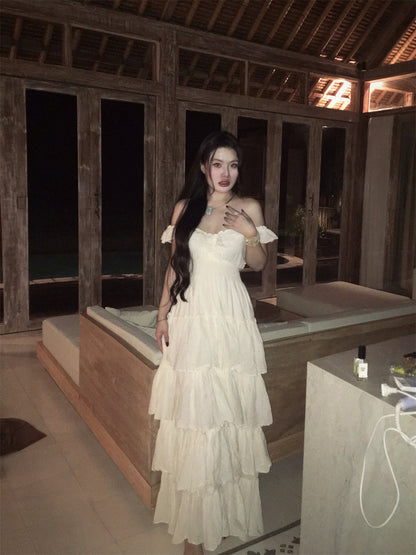 Apricot Cotton Tiered Maxi Ethereal Simplicity for Spring & Summer 2025 gunne sax vintage dress