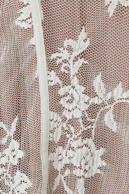 Odelia Sweetheart Lace Flare Mini Dress