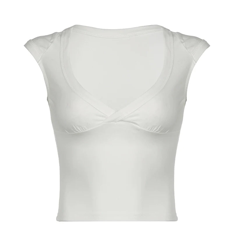 Siobhan V-Neck Crop Top