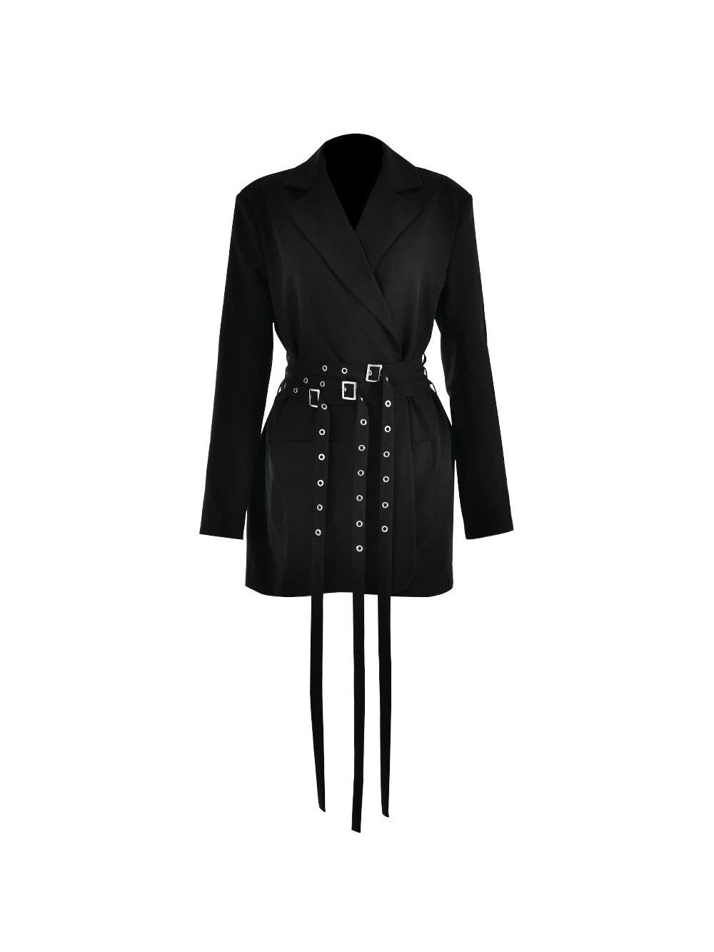 Blazer Coat Dress with Belt