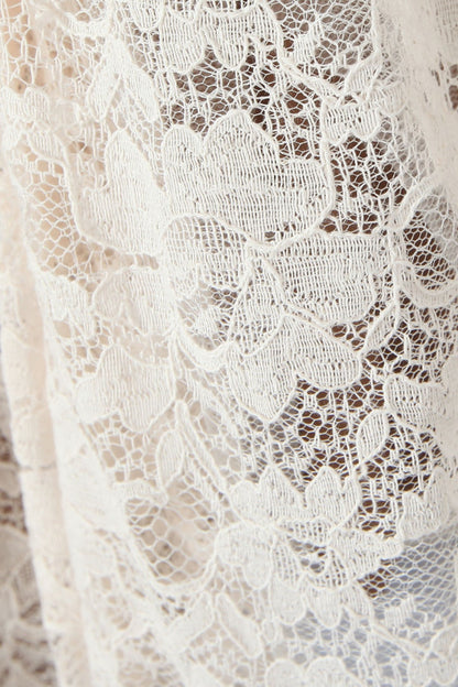 Floral Lace Corset Mini Dress