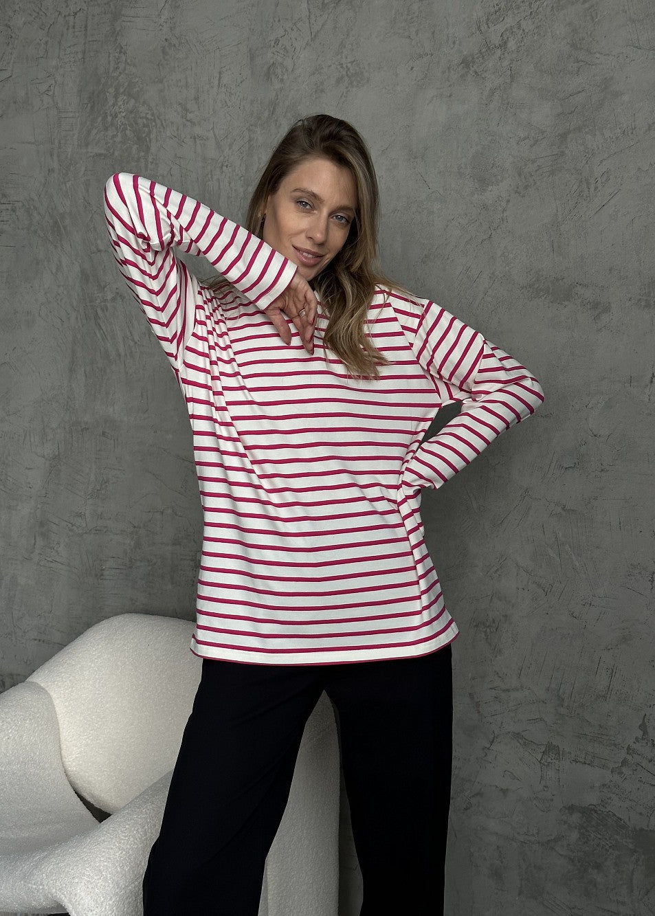 Harborline Stripe - Long Sleeve Breton Top