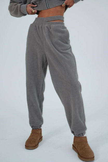 Two-piece loungewear suit