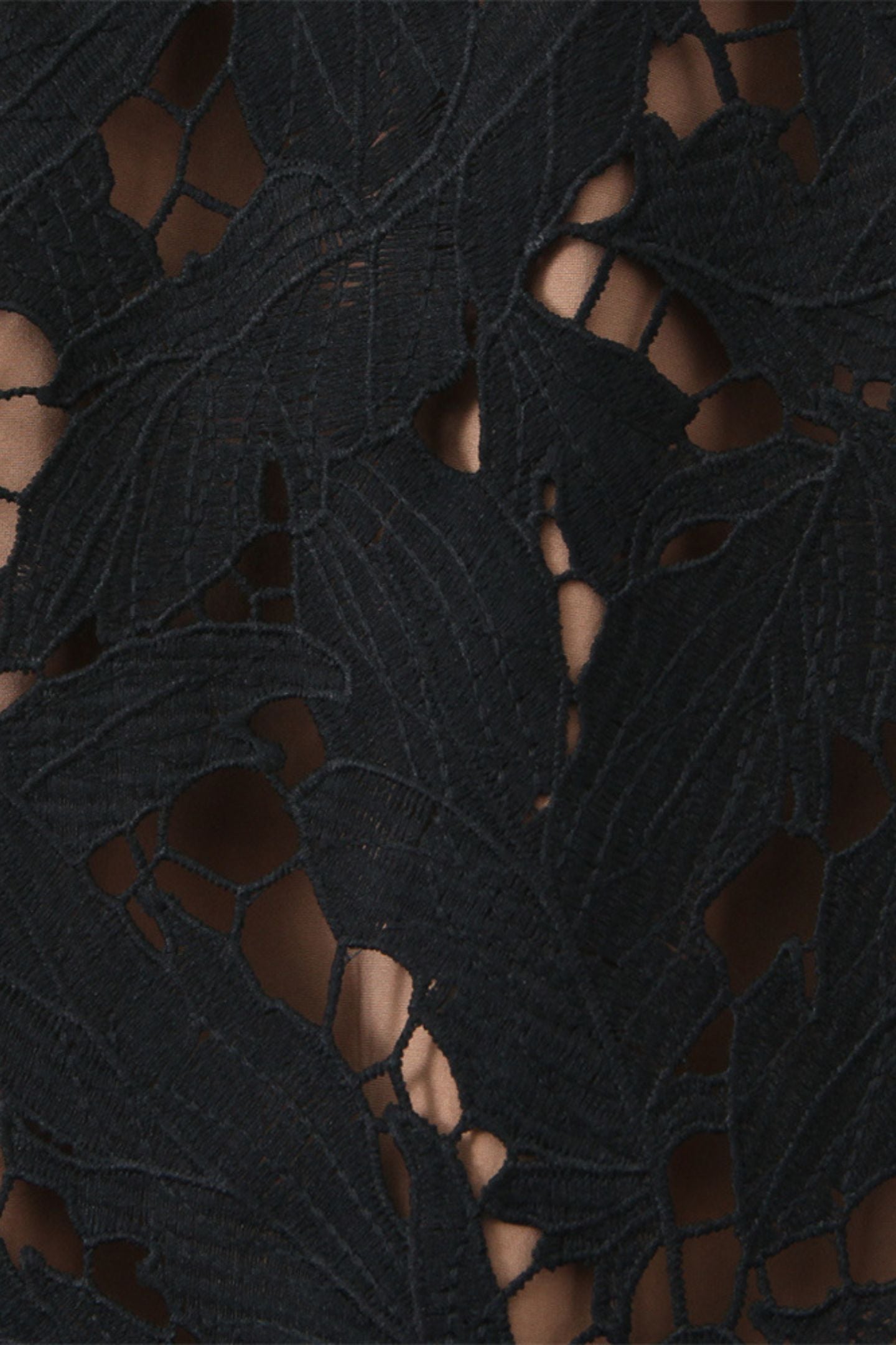 Veronica Bow Strap Embroidered Lace Maxi Dress