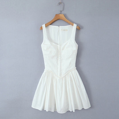 White – Sexy Slim Sleeveless Dress