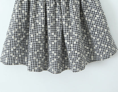 Plaid – Halter Backless A-Line Dress