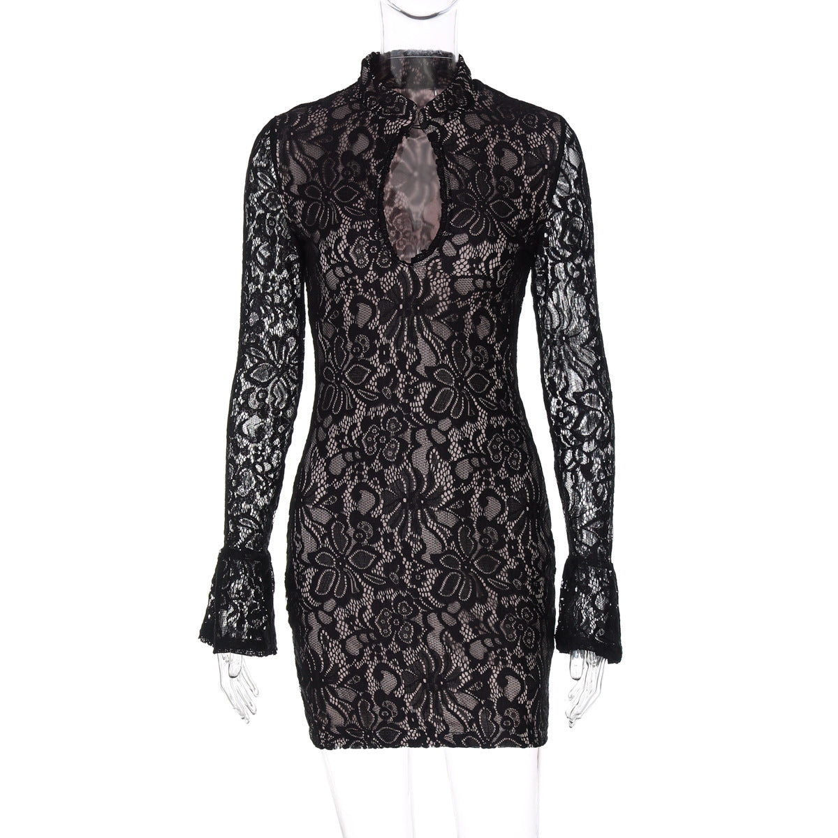 Riley Lace Bodycon Midi Dress