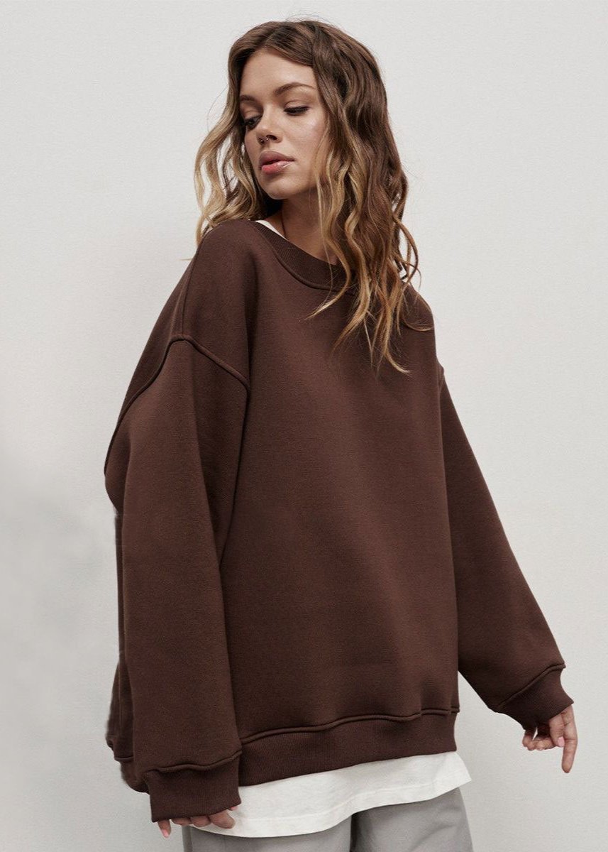 Oversized Navy Sweatshirt - Effortless Cool