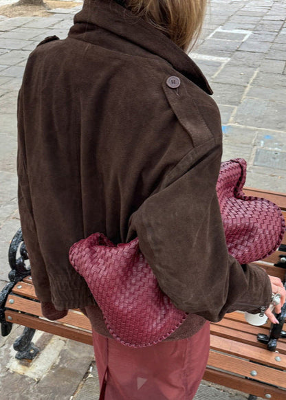 Velvet Touch Cropped Suede Jacket