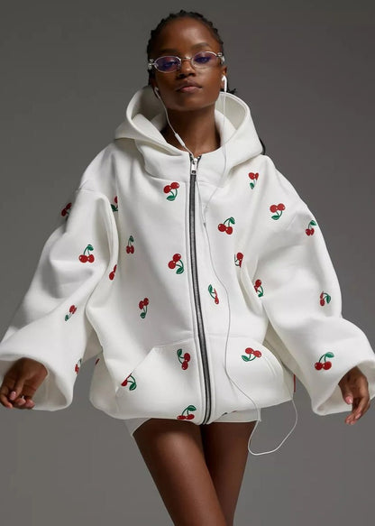 Cherry Bliss Oversized Hoodie