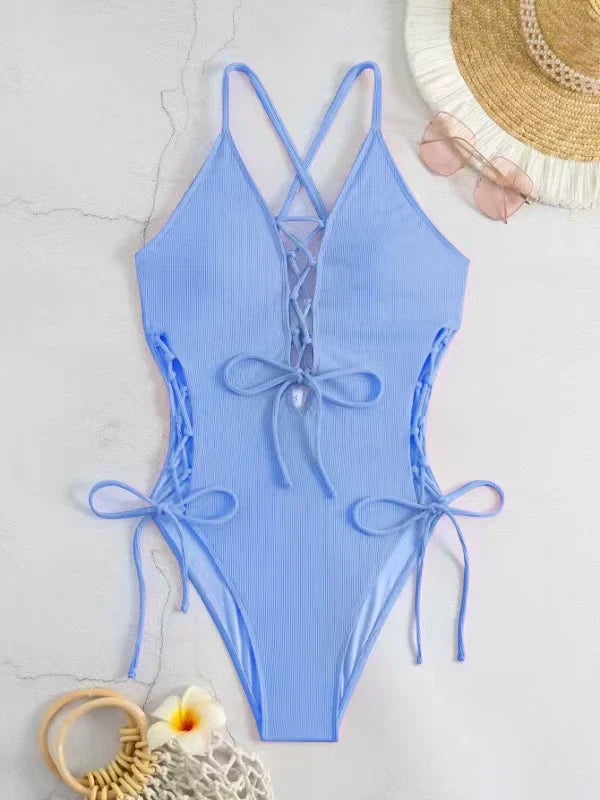 Evangeline | Cross Strap Swimsuit