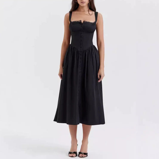 Black – Hot Girl Fitted Cami Dress