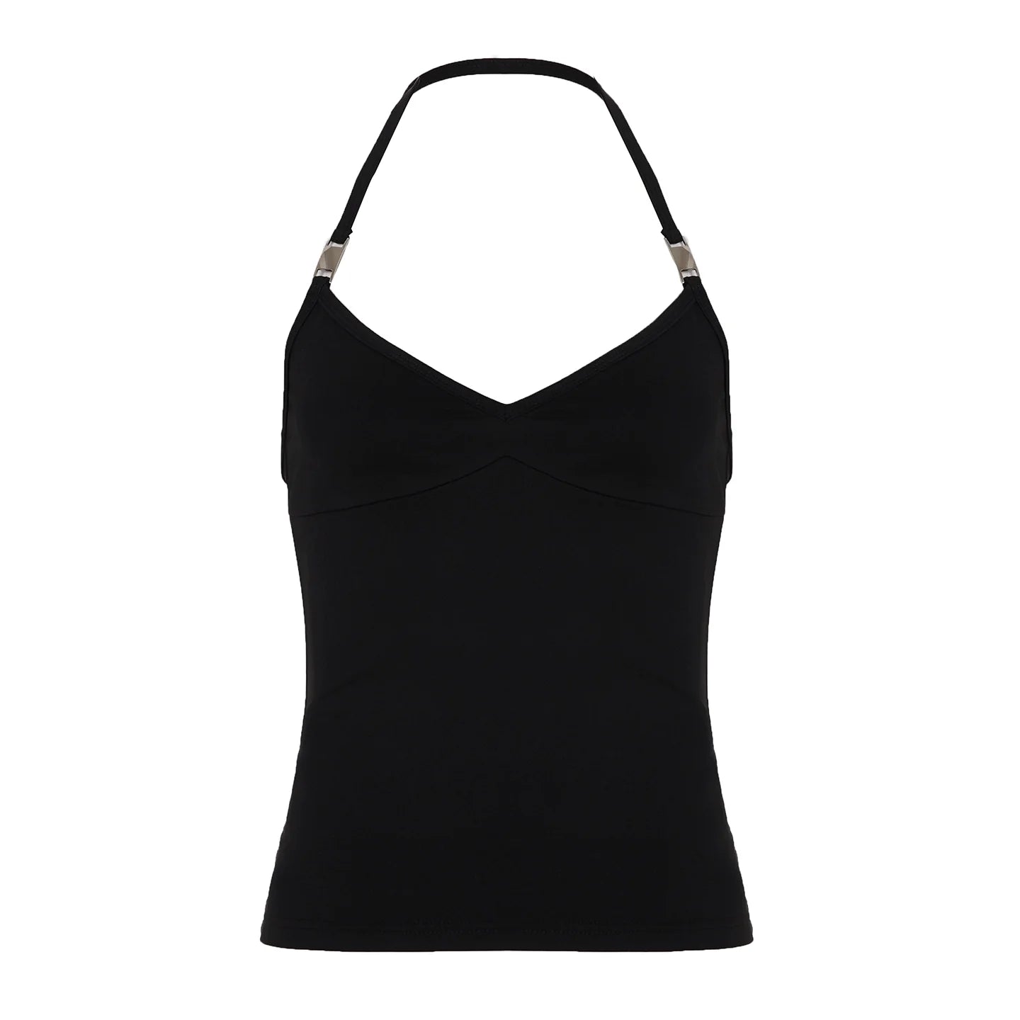 Coraline Metal Halter Top