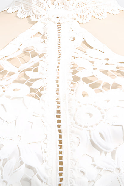 Wiskf Lace Sleeveless Top Midi Dress Set