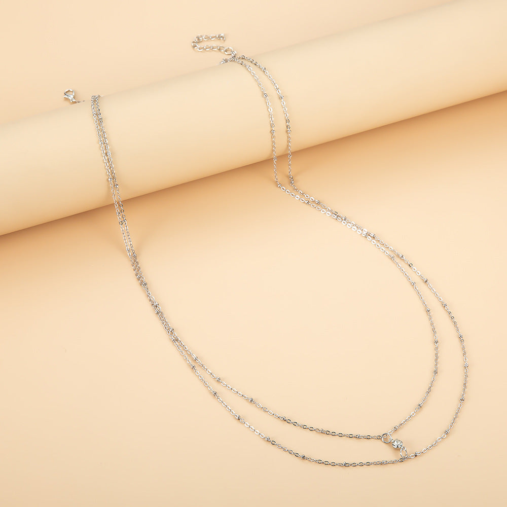 Thin Chain Rhinestone Metal Waist Body Chain
