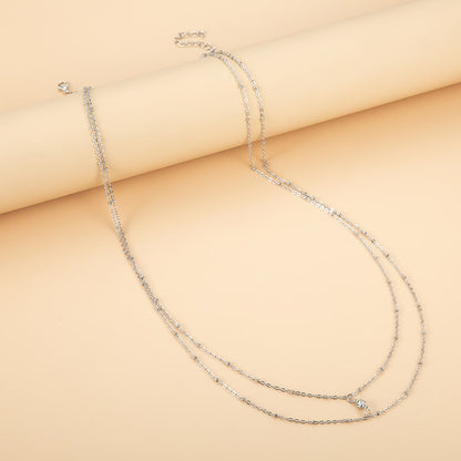 Thin Chain Rhinestone Metal Waist Body Chain